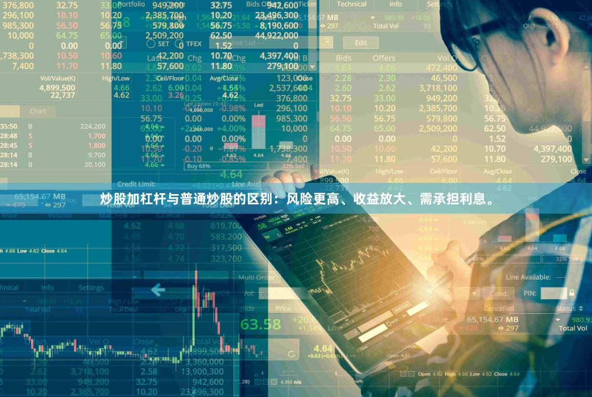 炒股加杠杆与普通炒股的区别：风险更高、收益放大、需承担利息。