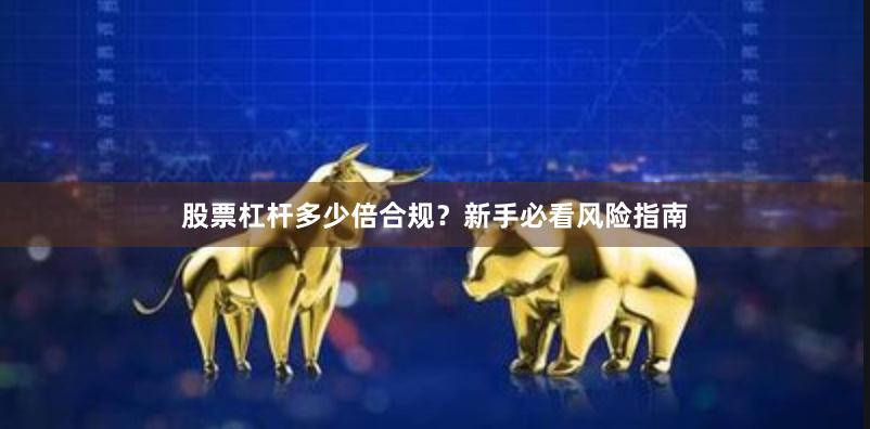 股票杠杆多少倍合规?新手必看风险指南